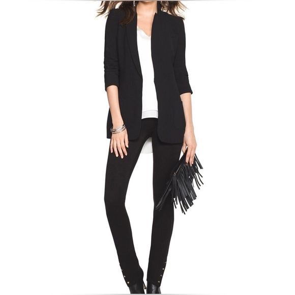 WHBM | Snap Ankle Ponte Leggings | Size XS - Picture 5 of 16